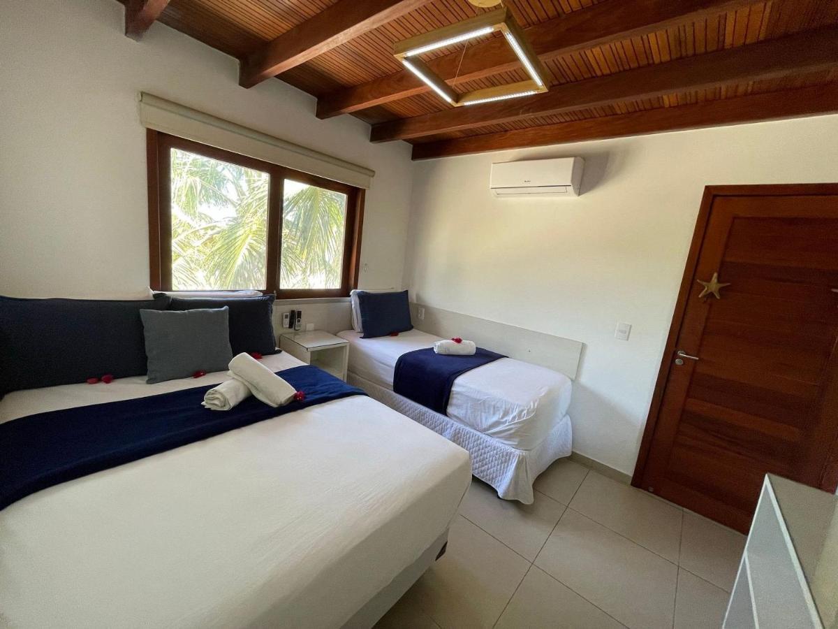 Ap. Peixe Boi Pe Na Areia Com Vista Frontal E Total Para O Mar Barra Grande  Ngoại thất bức ảnh