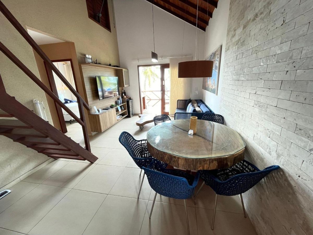 Ap. Peixe Boi Pe Na Areia Com Vista Frontal E Total Para O Mar Barra Grande  Ngoại thất bức ảnh