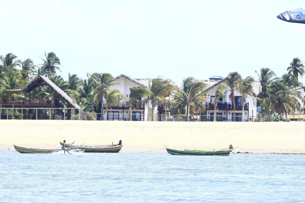 Ap. Peixe Boi Pe Na Areia Com Vista Frontal E Total Para O Mar Barra Grande  Ngoại thất bức ảnh