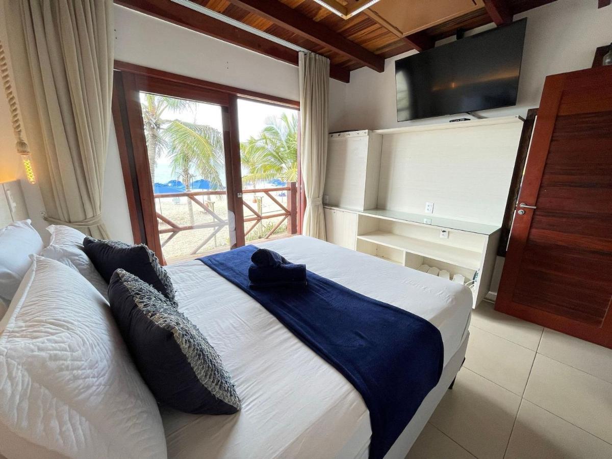 Ap. Peixe Boi Pe Na Areia Com Vista Frontal E Total Para O Mar Barra Grande  Ngoại thất bức ảnh