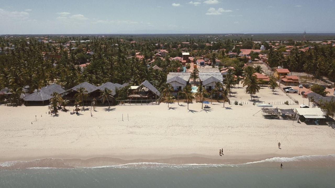 Ap. Peixe Boi Pe Na Areia Com Vista Frontal E Total Para O Mar Barra Grande  Ngoại thất bức ảnh
