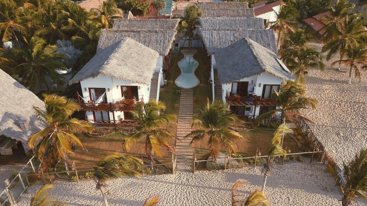 Ap. Peixe Boi Pe Na Areia Com Vista Frontal E Total Para O Mar Barra Grande  Ngoại thất bức ảnh