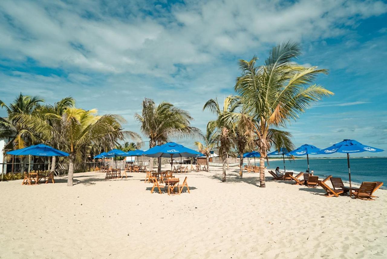 Ap. Peixe Boi Pe Na Areia Com Vista Frontal E Total Para O Mar Barra Grande  Ngoại thất bức ảnh
